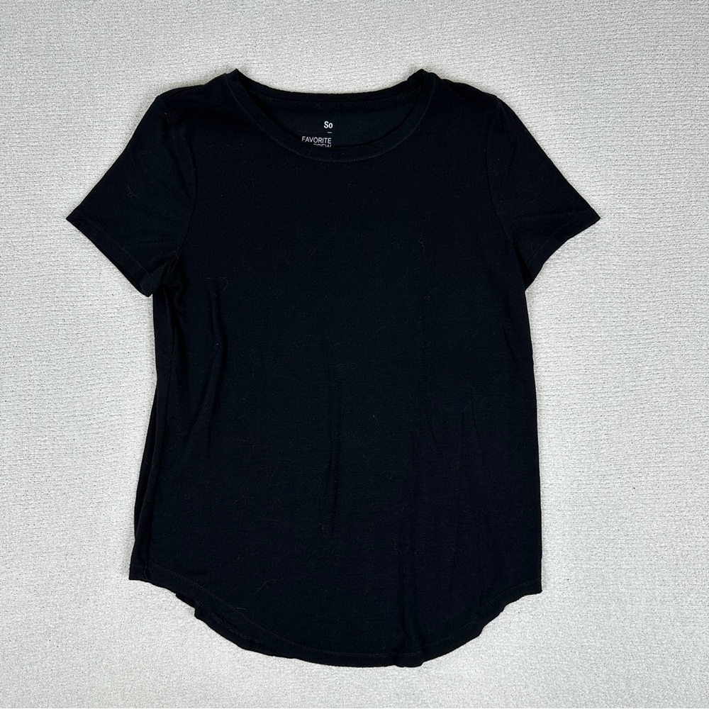 SO Favorite Crew Women's Black Short Sleeve T-Shirt